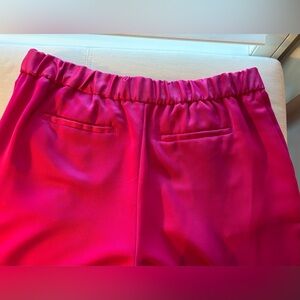 Banana Republic Pull-On Straight-Leg Pant, Fuschia, SZ M